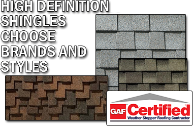 GAF Certified - High definition shingles